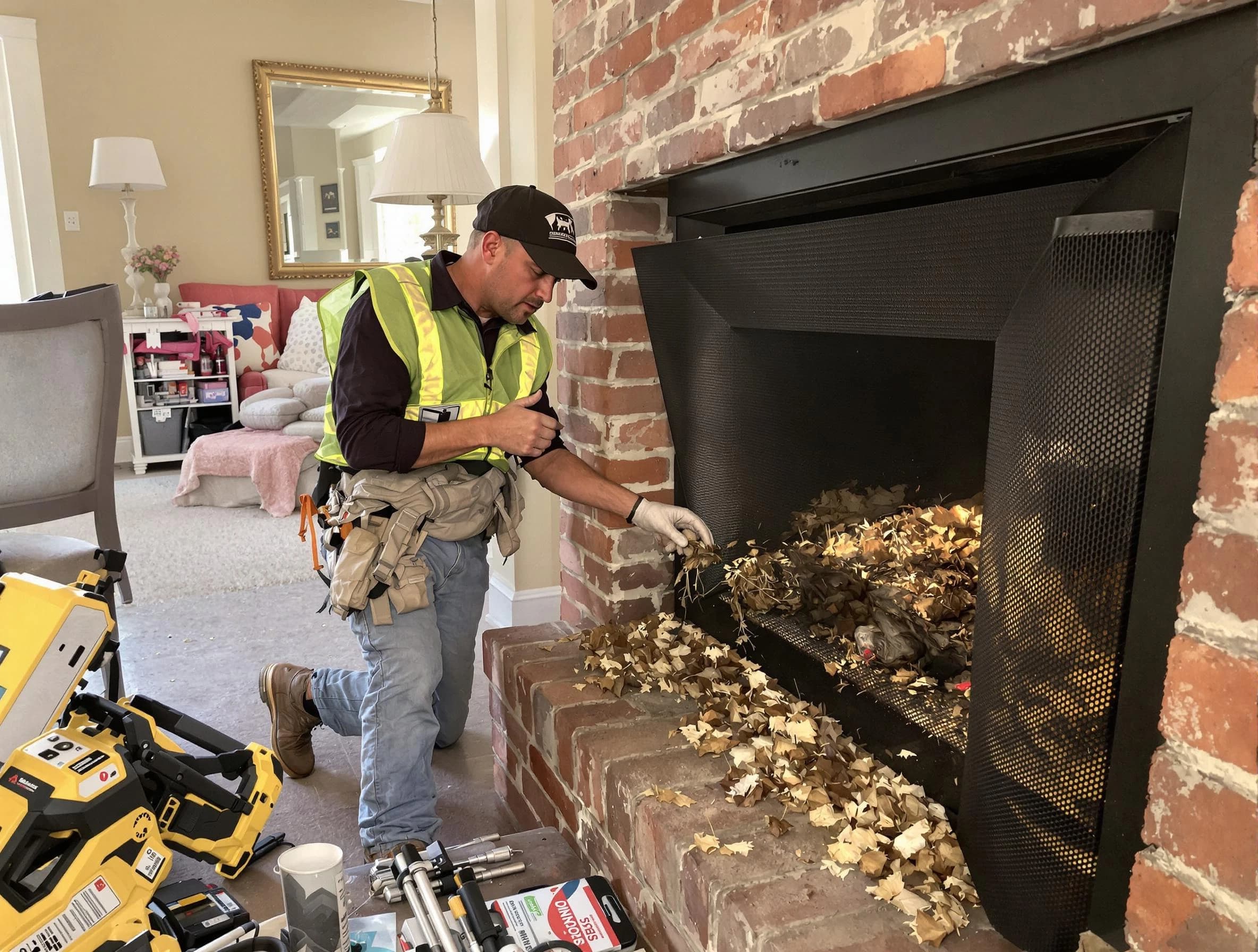 Safe screening installation by Hanceville Chimney Sweep in Hanceville, AL