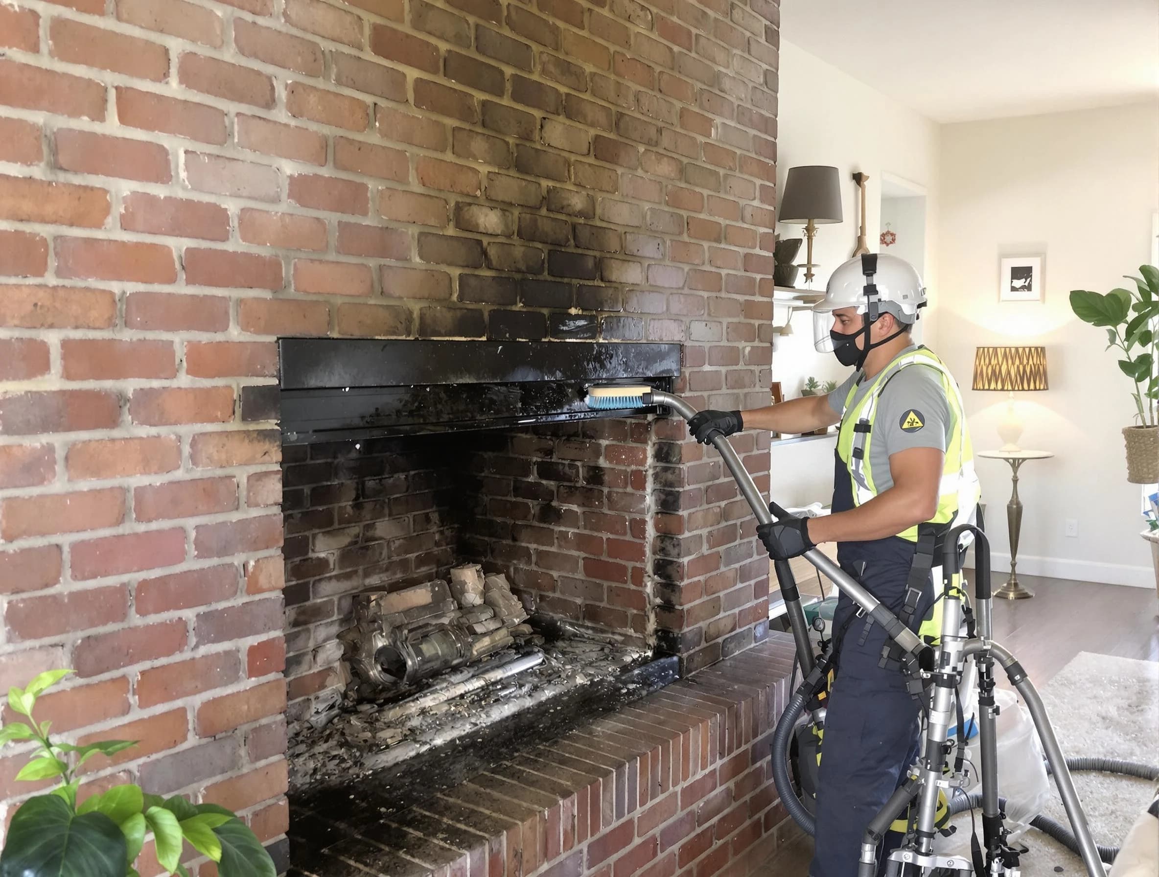 Hanceville Chimney Sweep providing fireplace cleaning services in Hanceville, AL