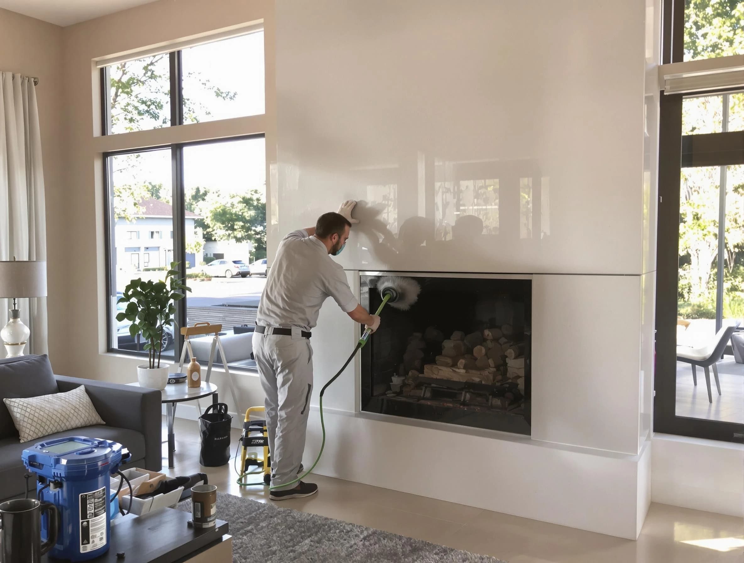 Hanceville Chimney Sweep performing thorough soot removal in Hanceville, AL