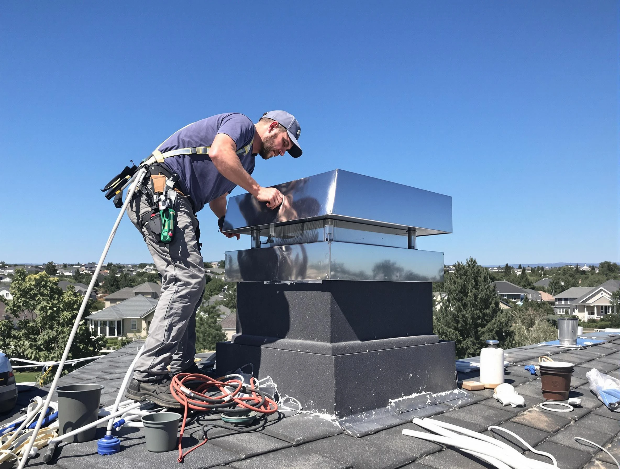 Chimney Cap Services in Hanceville