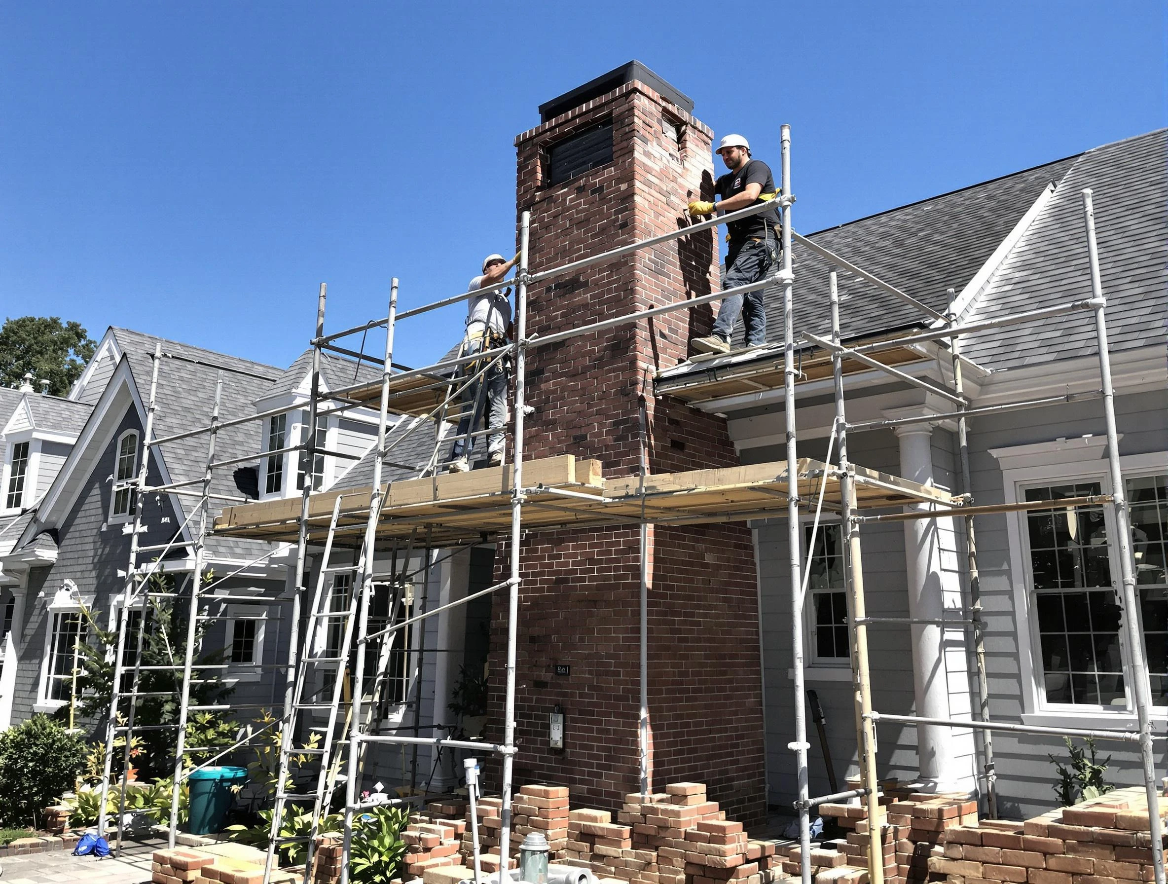 Chimney Rebuilding in Hanceville
