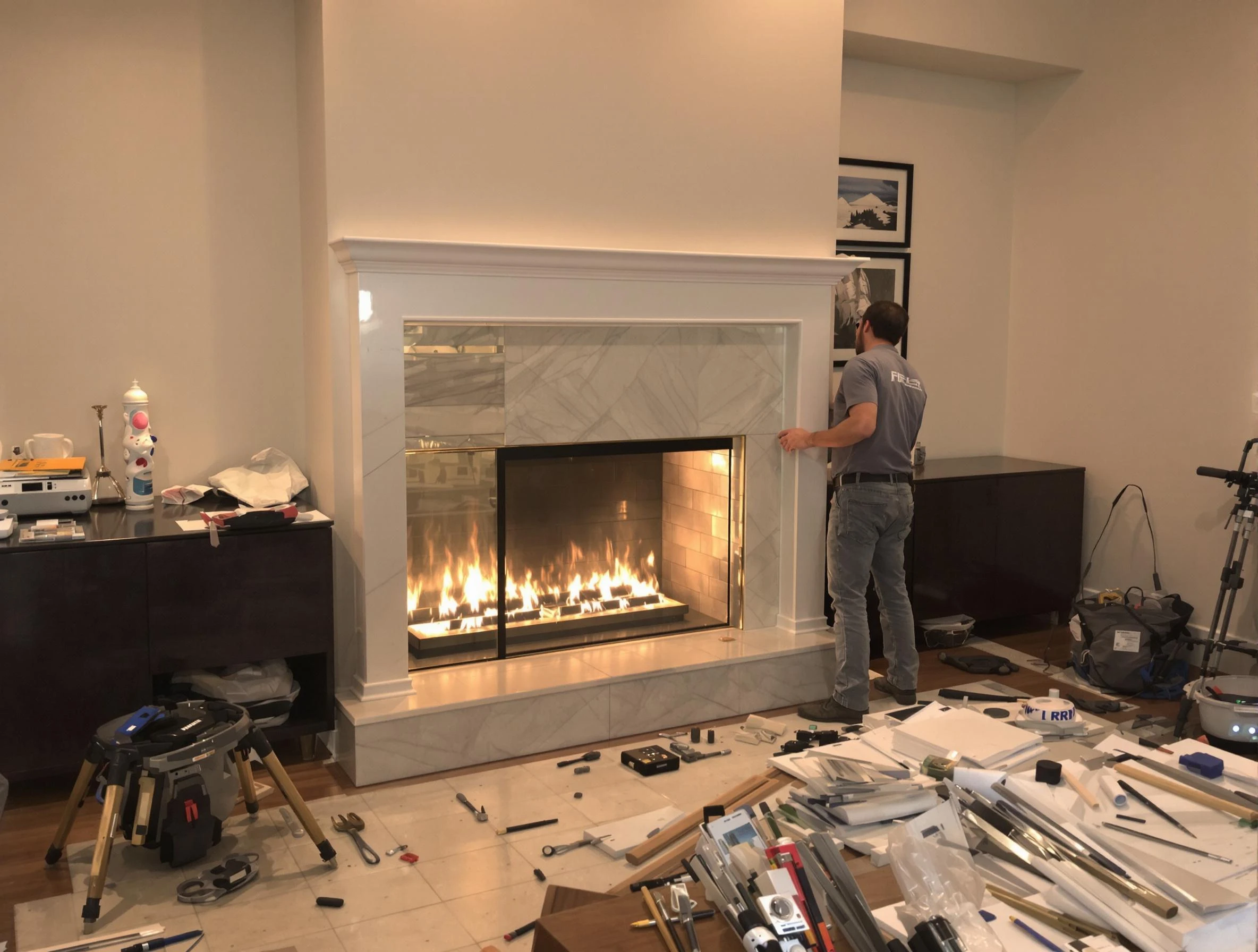 Fireplace Installation in Hanceville